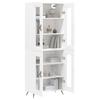 VidaXL Highboard White 69.5x34x180 Cm Engineered Wood 3198249