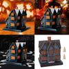 Halloween Themed Witches Cottage Incenses Holder Holder Halloween Decorations for Festives Ambiances