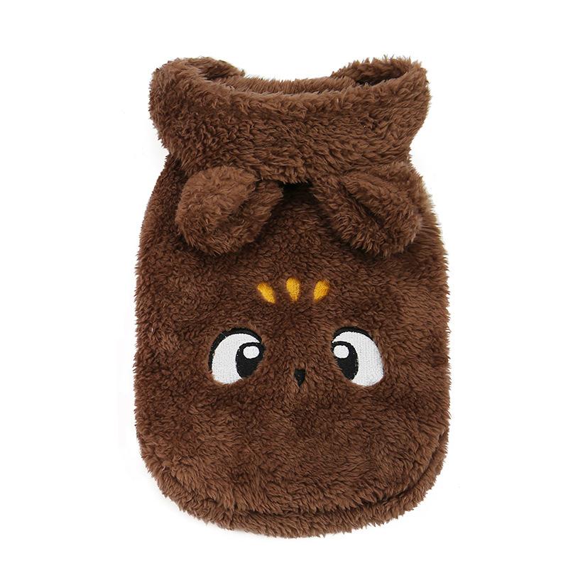 Kelina pet fleece new teddy French fighting dog clothes dog transformation clothes embroidered dog clothes