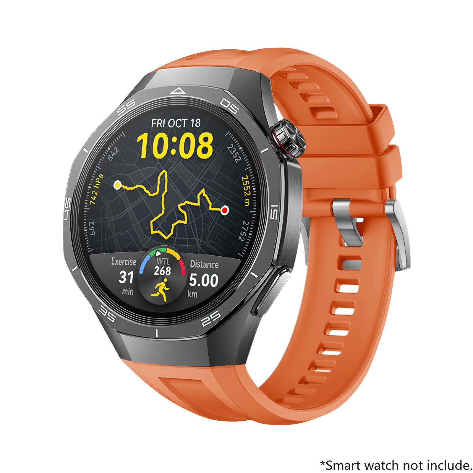 

Силіконовий ремінець для Huawei Watch GT 6 Pro 46мм Спортивний браслет для Huawei GT6 GT6Pro GT5 GT5Pro GT4 GT3 Браслет 22мм Ремінець для годинника Huawei GT 6 46mm