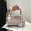 Korean Style Polka Dot Mini Tote Bag Women Small Round Cylinder Shoulder Crossbody