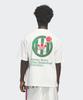 ADIDAS Basketball Crest Tee - White:Green / Kd3614