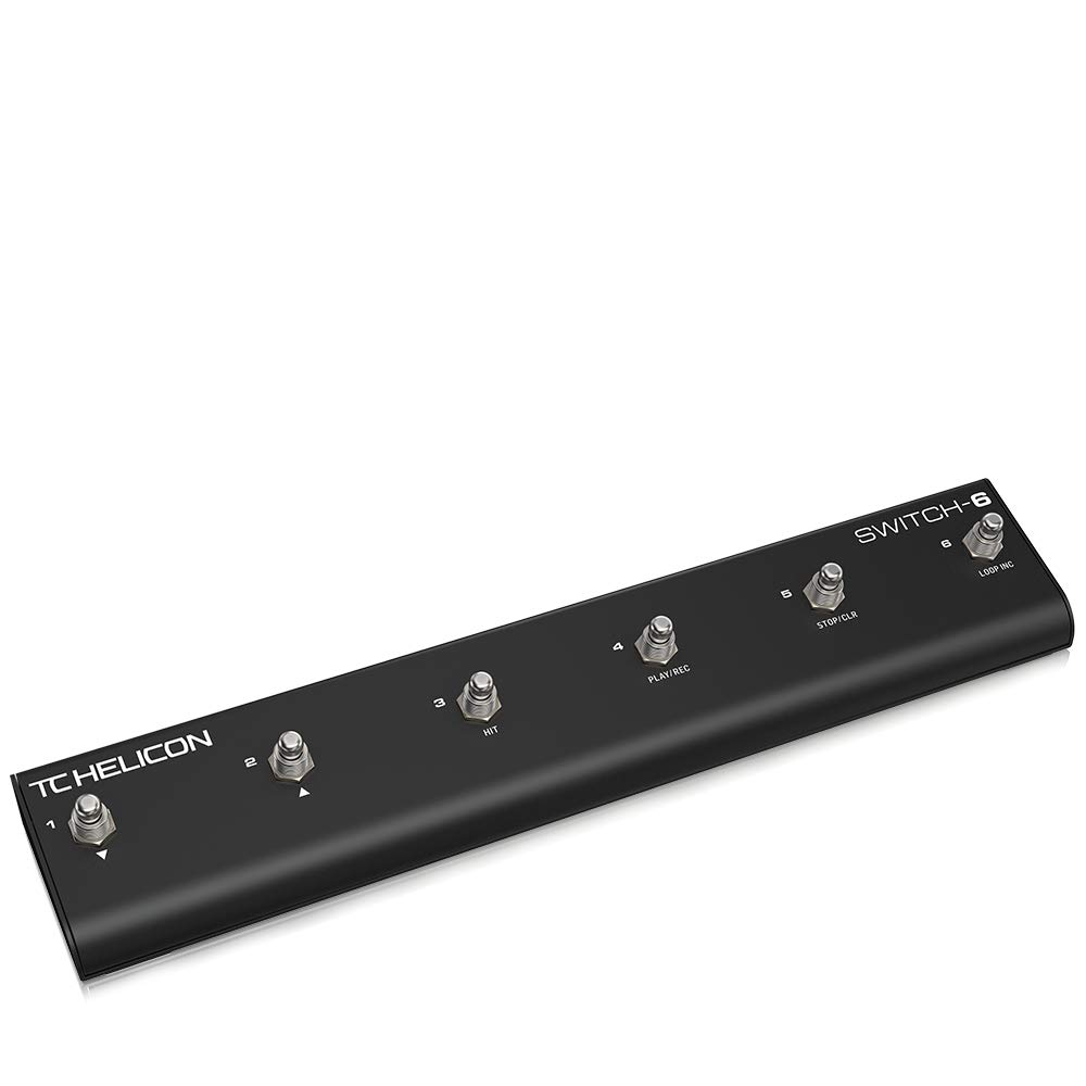 TC Helicon Foot Switch 6 Switches TRS Type Cable Included SWITCH-6