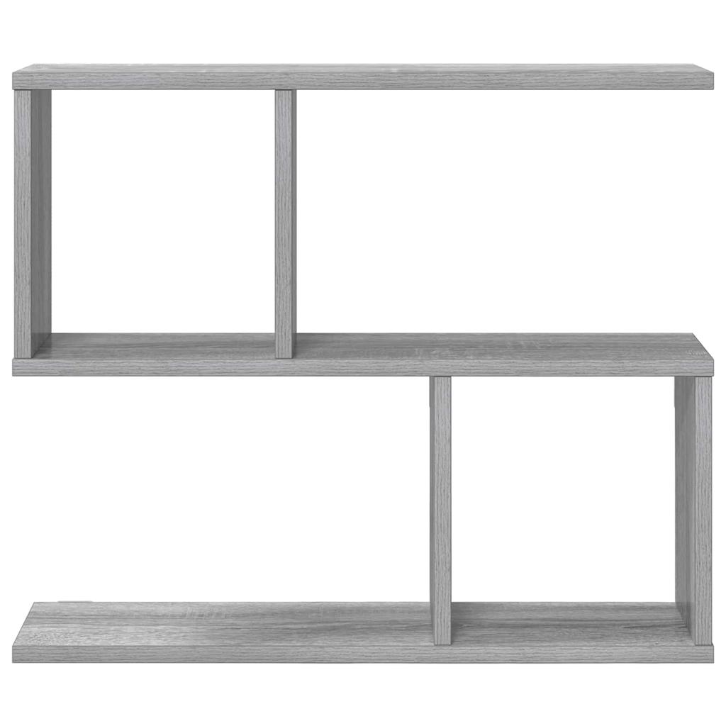 Wall Shelf Sonoma Grey 60 x 12 x 50.5 cm Engineered Wood