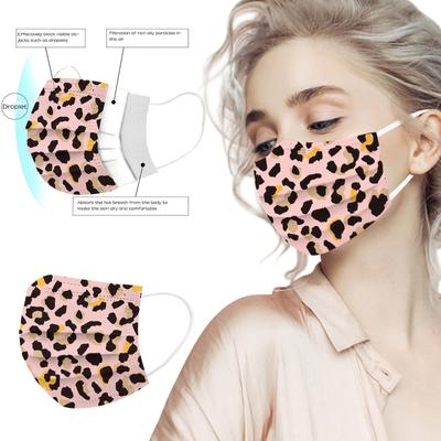 Disposable Unisex Mask Disposable Soft  For Adults 3-Layer 