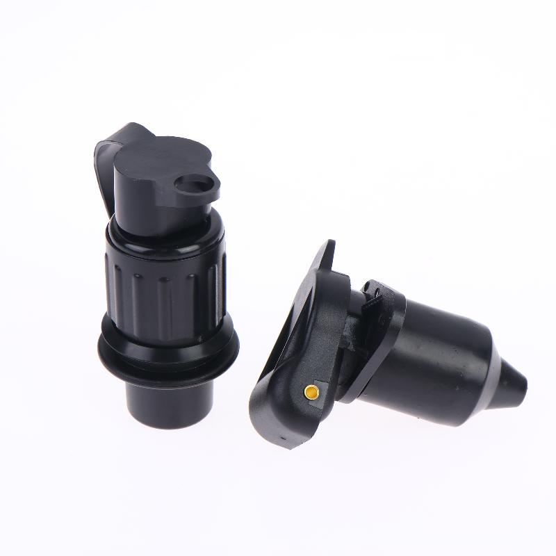 Tomada de Reboque de 12V com 3 Pinos Conector de Plugue Plano Plástico Conector de Cabo para Carro Europeu Tomada Plugue de Alimentação para Reboque Caminhão