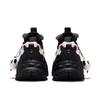 Fila Fusion Fashion Versatile Platform Low-Top Dad Sneakers Women sneakers Black White T12W521006FBG
