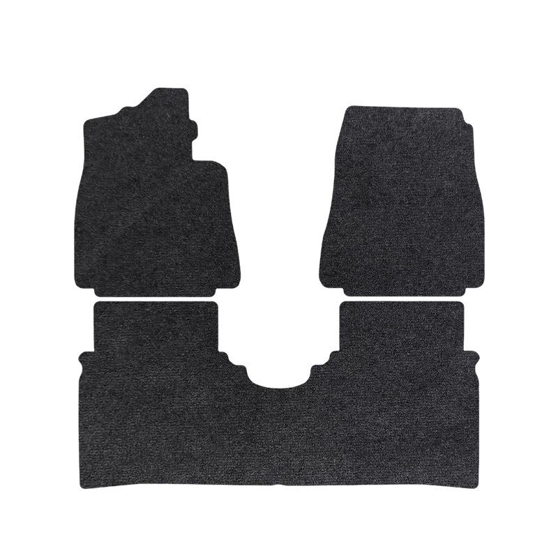 Durable Black Nylon Car Floor Mats for Hongqi EH7 (2024-2025) - Wear-Resistant