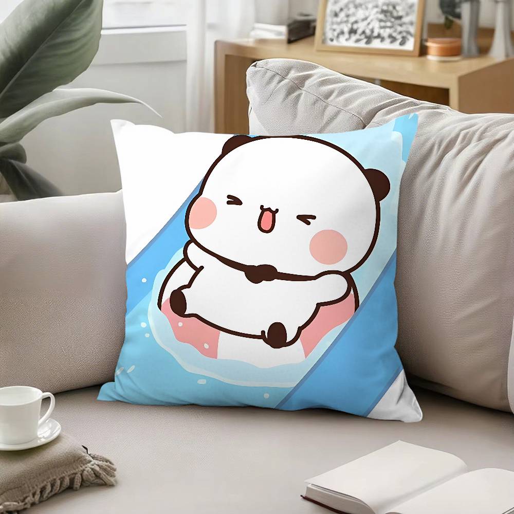 Cute DDudu Bubu Throw Pillow Covers Pattern Cushion Cover Suitable For Sofa Bedroom Car Pillow Cover