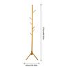 Clothes Hanger Coat Rack Hat Hanger Hallstand Hat Rack Floor Pine Coat Stand Convenient Hanger For Home Office