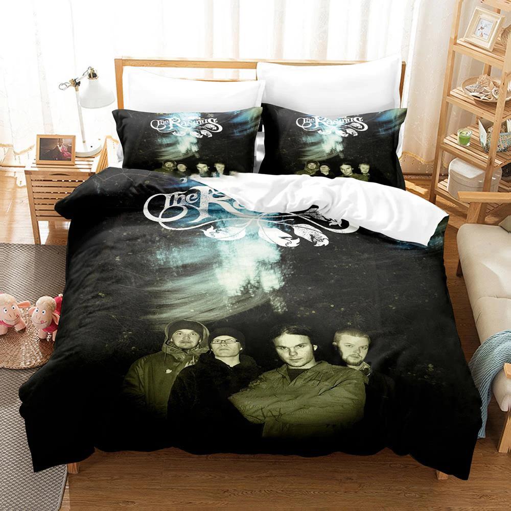Popular The Rasmus Bedding Set Single Twin Full Queen King Size Duvetcover Adult Boys Bedroom Anime Bed Sheet Set
