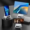 15W Portable Mini Chair Wireless Charger Stand Desktop Super Fast charging With Speaker function Universal Mobile Phone stand