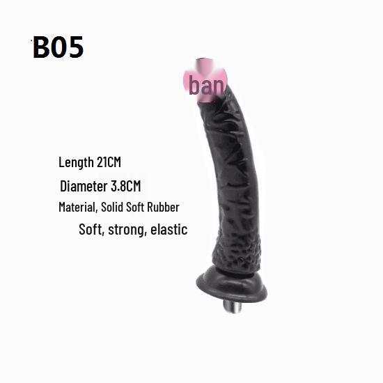 Automatic Three-Hole Adult Sex Toy with Female Simulation Attachment B01