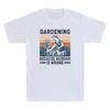 Tuinieren Omdat Moord Verkeerd Is Grappige Plantenliefhebber Grap Vintage Heren T-shirt Unisex T-shirt