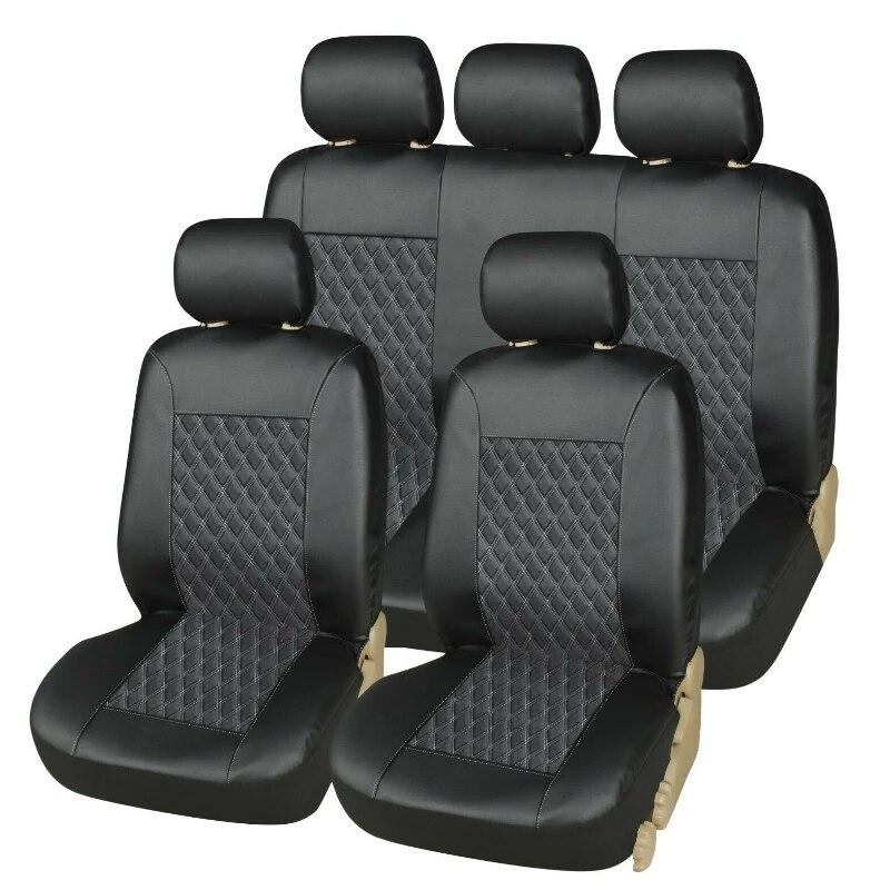 

Универсальный комплект чехлов для автомобильных сидений из искусственной кожи, защитная подушка с полным окружением, защита от царапин, подушка для сиденья для седана, внедорожника, пикапа