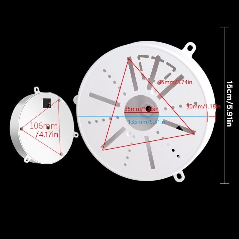 Weatherproof Security Camera Mount Junction Box for Indoor and Outdoor Installation Cameras Surveillances Dome Bracket