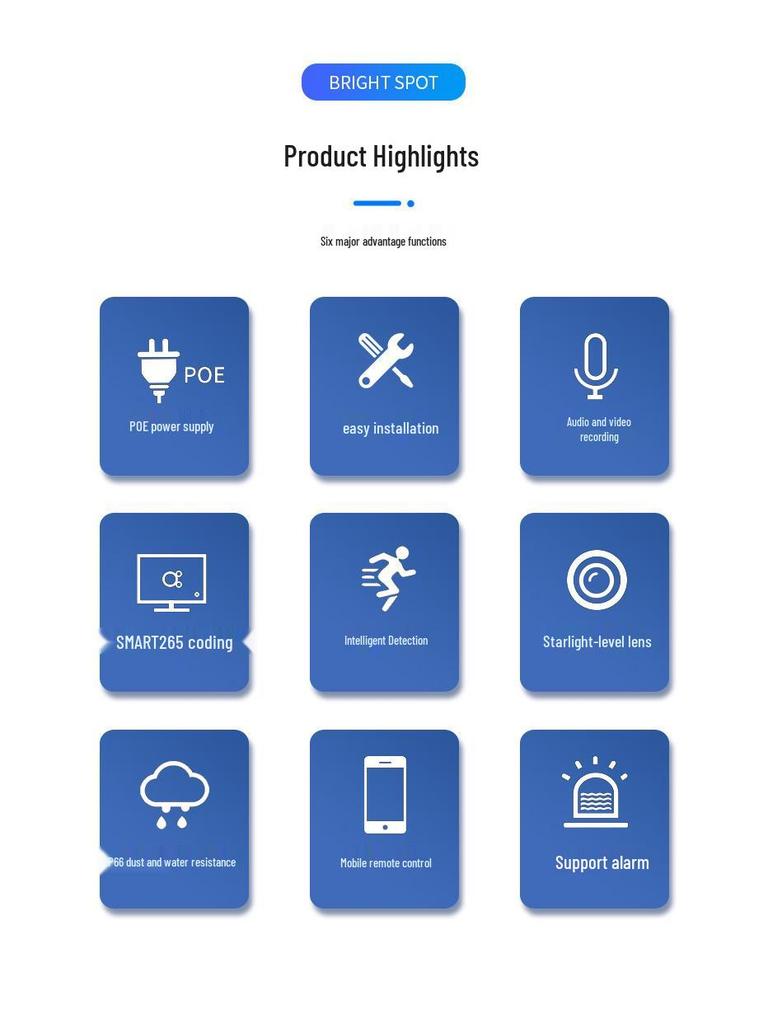 4MP 4-Channel PoE Outdoor Surveillance Camera Kit with Dual Light Night Vision.