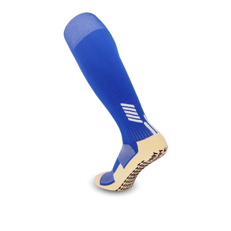 Meias de futebol antiderrapantes para crianças e adolescentes meias esportivas com fundo de toalha
