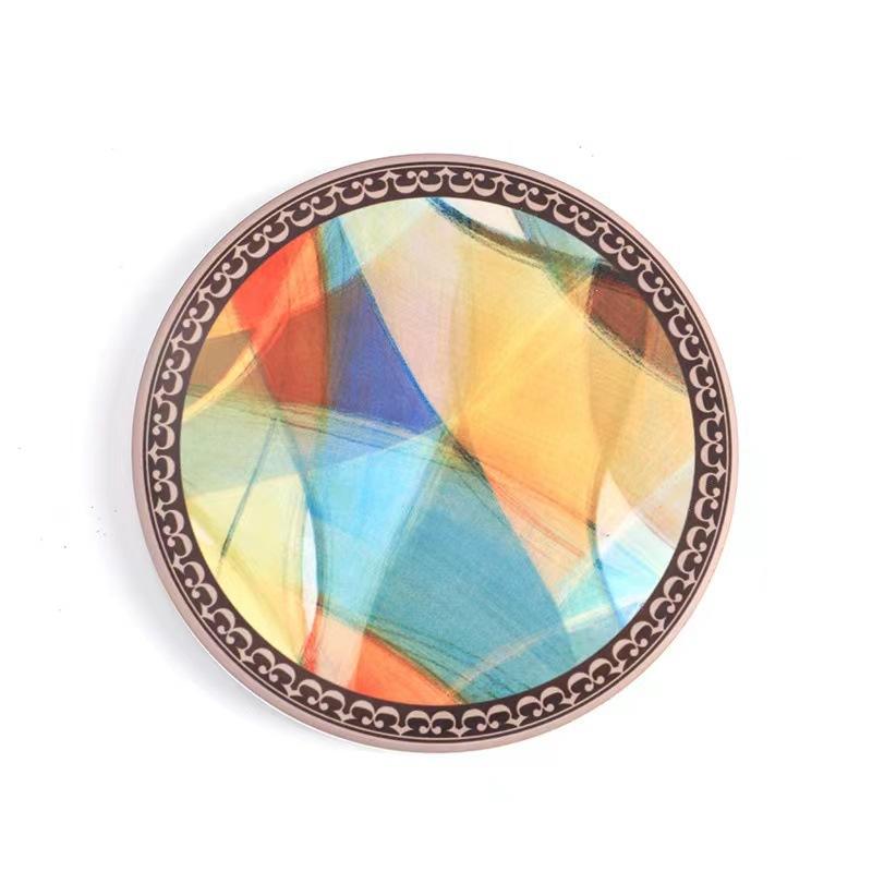 Kreatives Retro-Kaffee-Untersetzer mit Verbrühungsschutz, Wärmedämmung, rutschfeste Keramik-Kork-Topfunterlage, Tischset, Heimdekoration