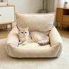 Cat Sofa Thickened High-Elastic Filling Removable Washable Cover Sofa-Style Design for Cats and Dogs All-Season Breathable Pet Bed