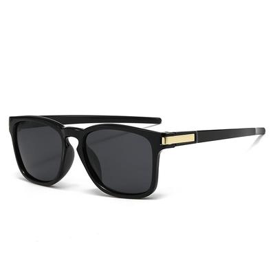 Polarisierte photochrome Sonnenbrille für und Starker UV-Schutz Angeln, Autofahren, Sport, Ultraleicht, Licht, (Gold / Schwarz)