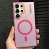 Double Color Matte Hard PC Phone Cases For Samsung Galaxy A56 A36 A16 A55 A35 A15 A54 A34 A14 5G Case For Magsafe Magnetic Cover