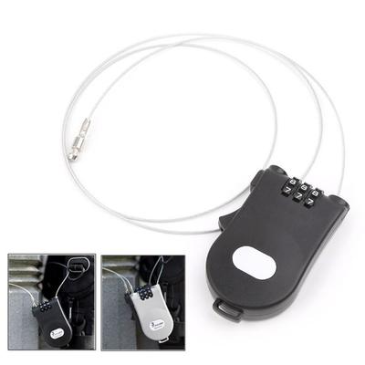 Password Lock For Bike Code Lock Telescopic Wire Rope Steel Cable Suitcase Car Sled Bicycle Helmet High-precision Code Wheel Hot