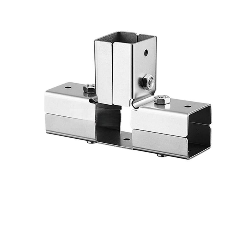 40 X 40 Mm Square Tube Fitting Stainless Steel Bolt Lock Joint for No Weld Frame Assembly, Shelving and Tables