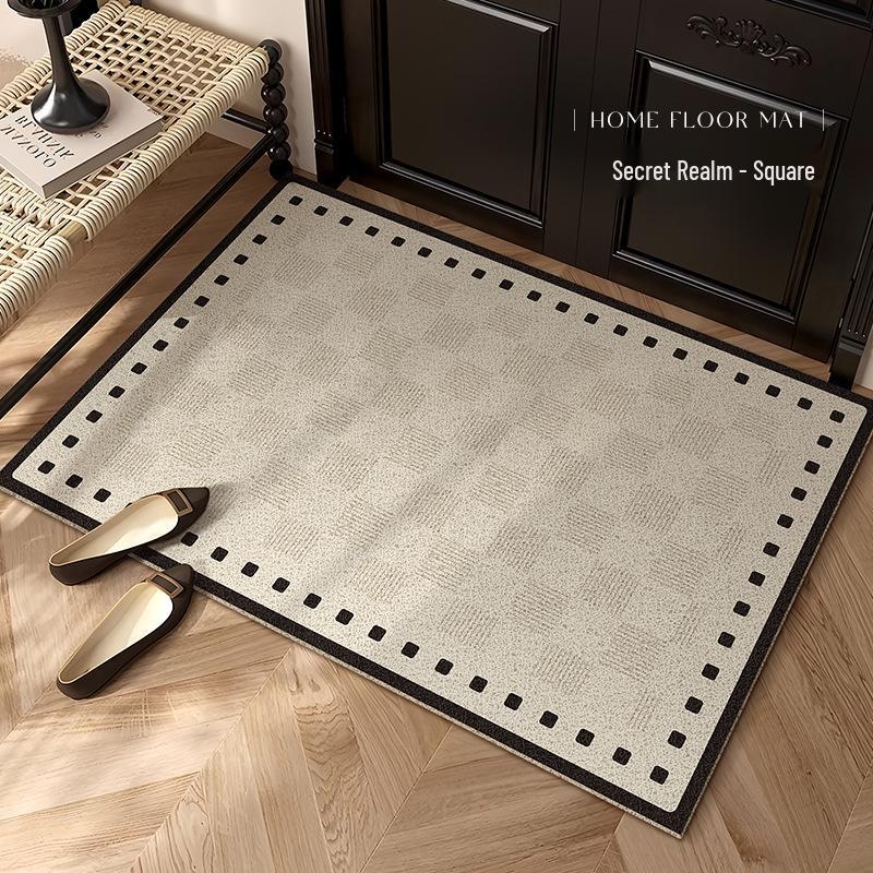 French Silk Coil Non-Slip Entrance Mat