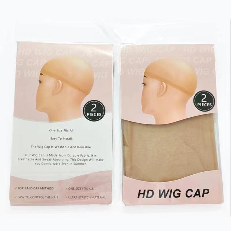 6/12Pcs Thin Hd Sheer Wig Caps For Women Invisible Stocking Bald Cap Lace Front Wig Accessories