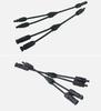 2 stücke Solar Panel Kabel Draht Verbinden Y Zweig Parallel Verbindung 30A 1000V Elektrische Solar Stecker Photovoltaik