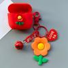 Suitable for AirPods pro1 wireless bluetooth headset case apple 1 flower cartoon 1/1 silicone soft case