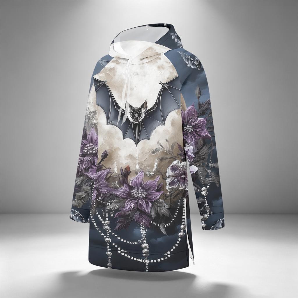 Women's Halloween Printed Long Sleeve Hoodie Casual Fashion Pullover Top