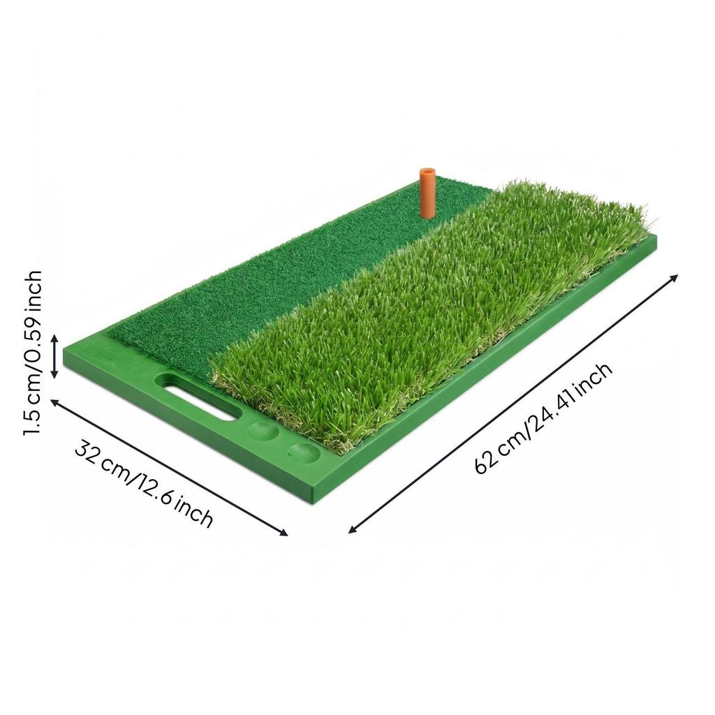 Golf Chipping Mat Portable Swing Green Turf Sports Gear