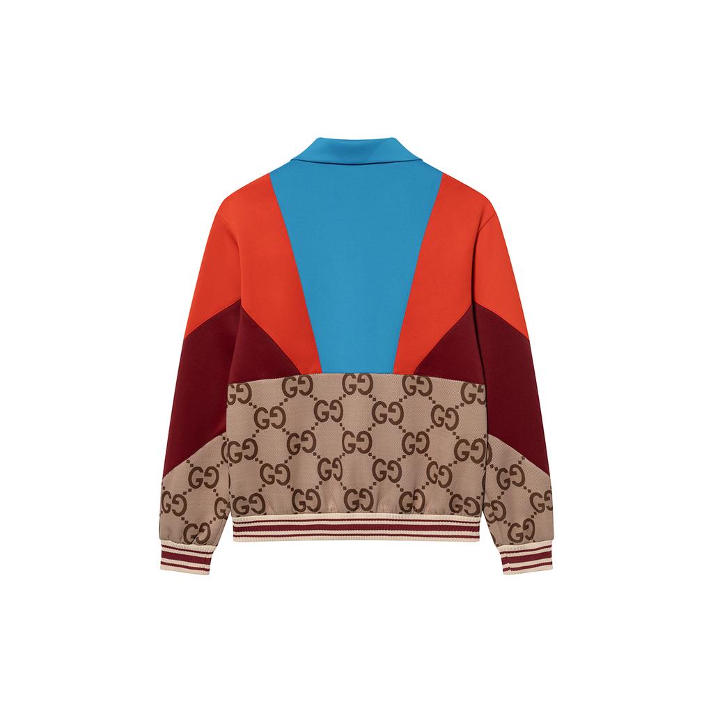 Gucci Panelled Light Weight Neoprene Zip Track Jacket 693022-XJD9V-2270