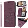 Leather Case for Huawei Honor 400 200 90 Pro 400 90 200 Lite 200 90 400 Smart Case 3D Cat Wallet Flip Back Cover Shell Card slot
