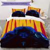 The Weeknd Pattern Bedding Uilt Set Uilt Cover Pillowcase Home Decoration Birthday Gift (1 * Duvet Cover + 2 * Pillowcase Without Core)