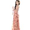 Hainan Sanya seaside vacation pure desire long dress French printing tie-dye tube top suspender dress women's summer
