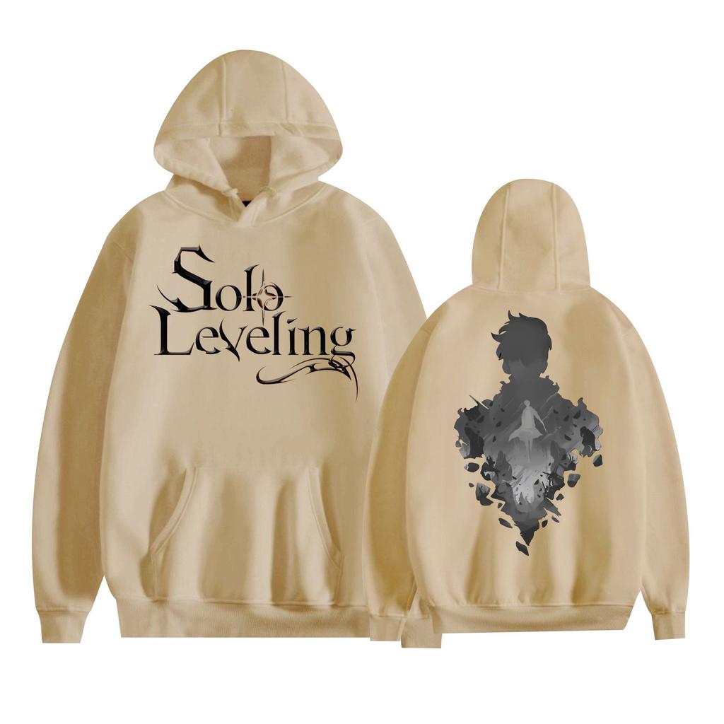 Solo Leveling Hooded for Aldult Streetwear Hoodie Cartoon Printed Unisex Hooded Pullover