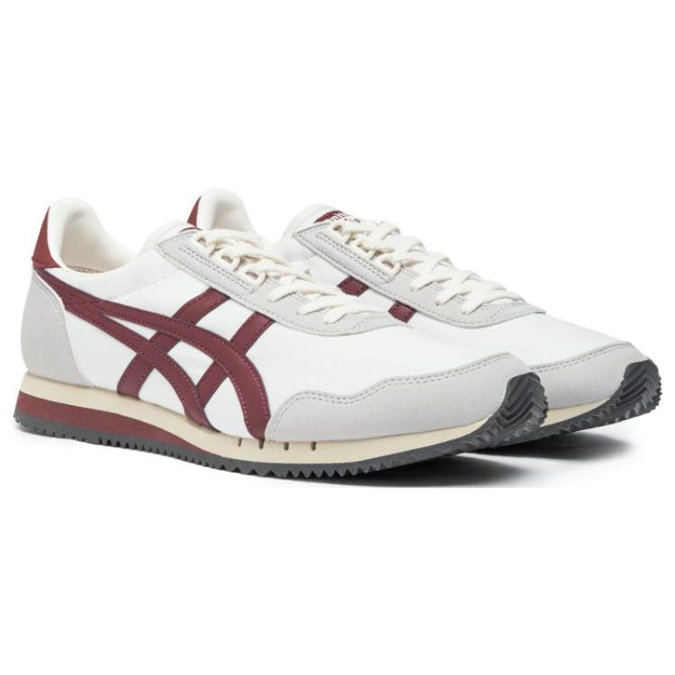 Onitsuka Tiger Dualio Fabric Synthetic Leather Comfortable Retro Slip Resistant Durable Low Top Lifestyle Casual Shoes 1183B545-201
