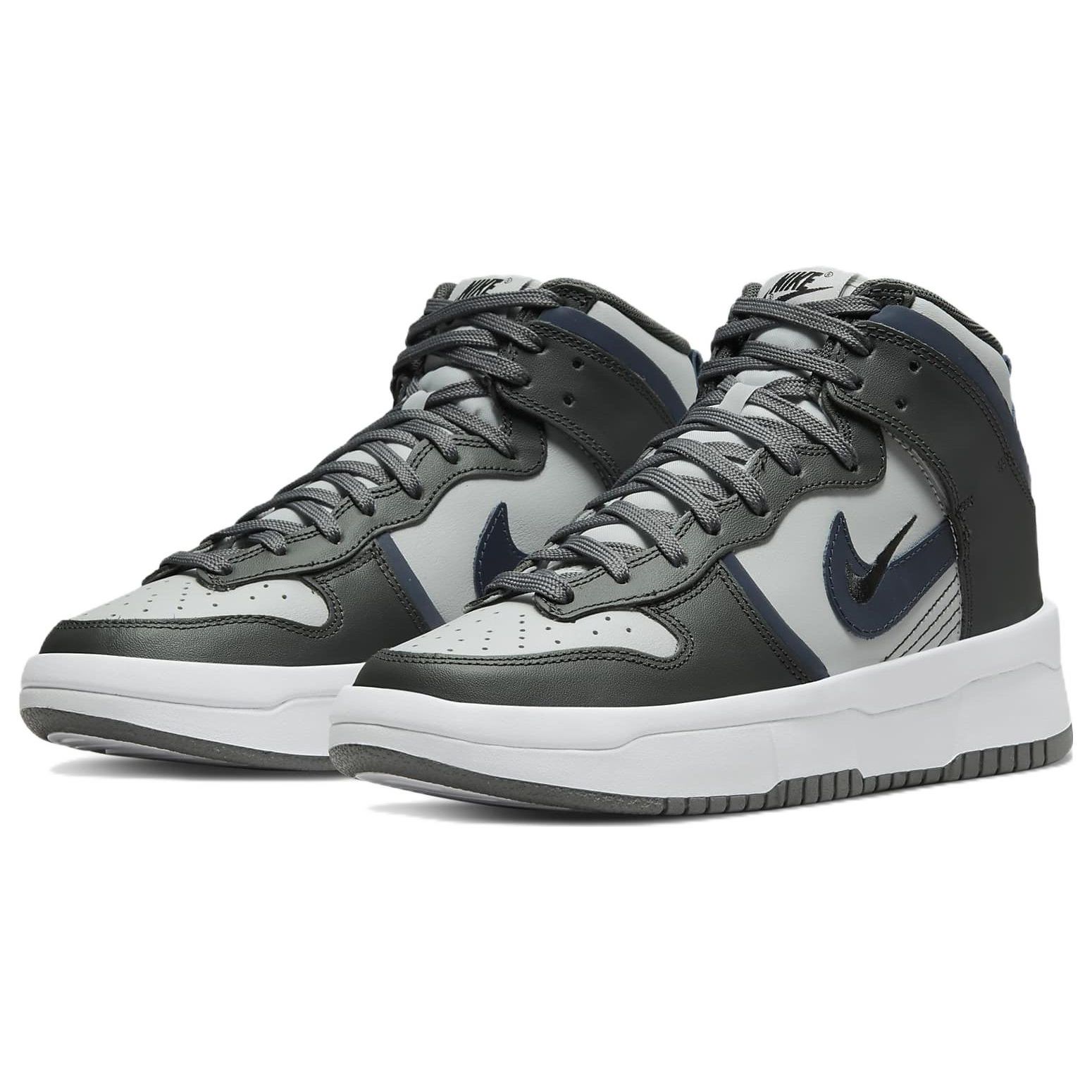 Женские кроссовки Nike Dunk High Up Iron Grey Black Grey-Fog Midnight-Navy DH3718-002 36.5 — фото 3