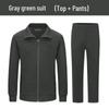 Jhua Spring-Autumn Quick-Dry Training Suit: Long Sleeve & Pants, Breathable Fitness Clothing for Sports.