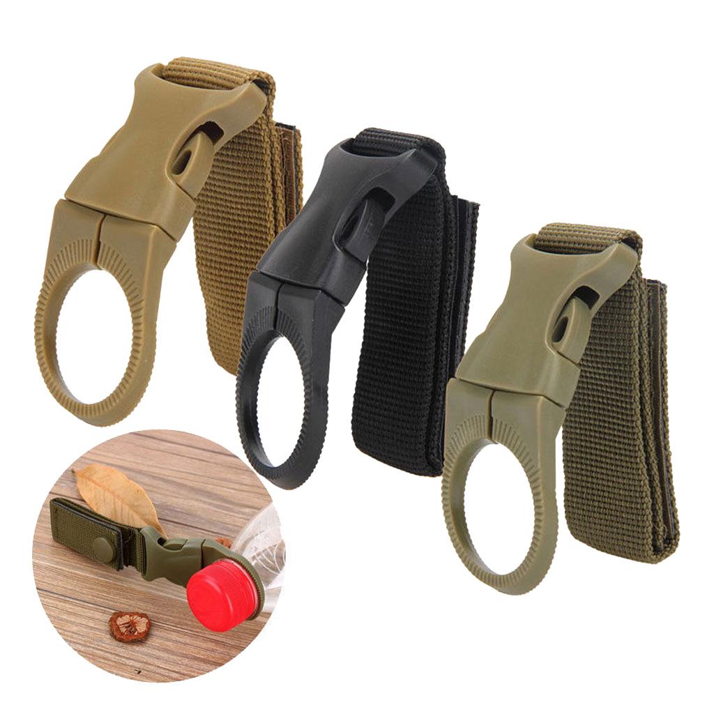 Portable Water Bottle Buckle Hook Holder Clip Key Chain for Camping