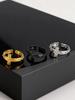 Fashion Vintage Jesus Cross Rings for Men, Waterproof Stainless Steel Adjustable Open Rings, Religious Party Jewelry Gift