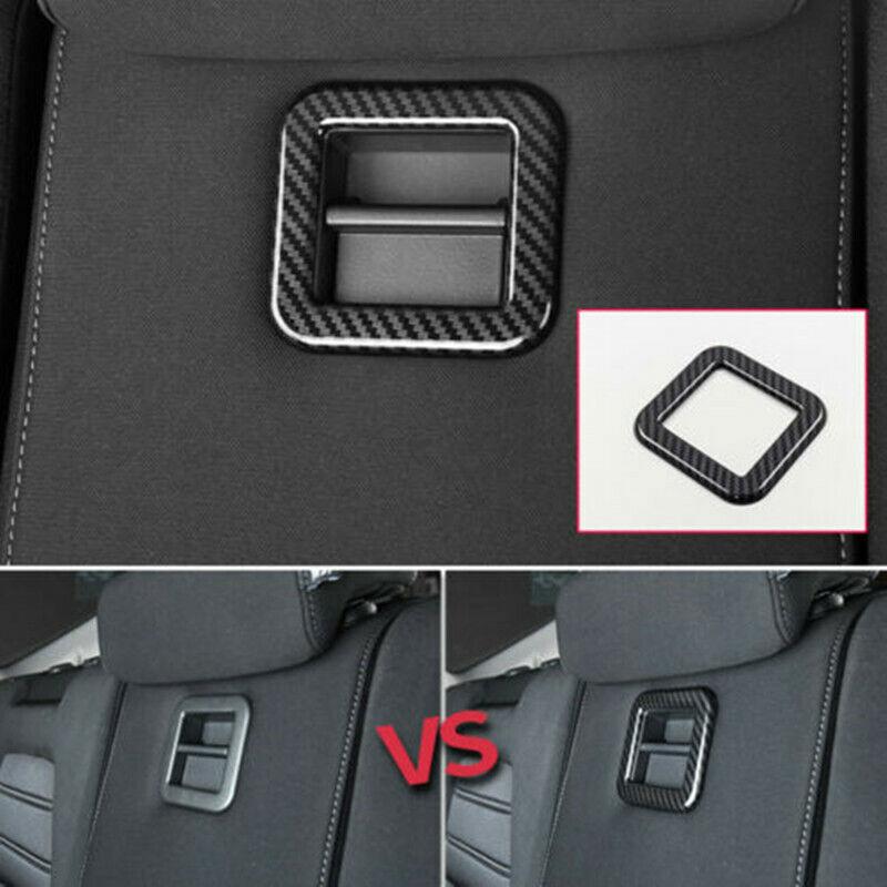 For Honda CR-V CRV 2017- Carbon Fiber Rear Armrest Switch Button Cover Trim