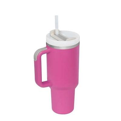 New Hot 40oz Insulated Tumbler Acuum Cup 2.0 Thermal Mug for with Handle Straw Stainless Steel Hot and Cold Coffee Drinking