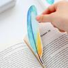 30pcs Color Feather Bookmark Original Nature Flyer Paper Book Mark Reading Books Stationery Office School Supplies