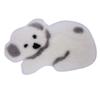 Shengxi Modern Cartoon Polyester Rug - Irregular Shape, Washable Plush Floor Mat for Bedroom or Study