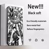 Kingdom Kanki Japan Anime Pattern Phone Case For iPhone 17 16 16e 15 14 13 12 Plus Mini Pro Max Soft Black Shockproof Cover