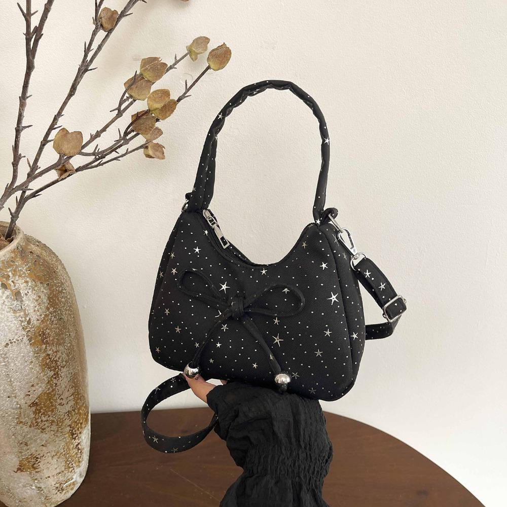 

New Star Pattern Star Handbag Sweet Bow Versatile Crossbody Bag Crossbody Strap Shoulder Bag Versatile Wear